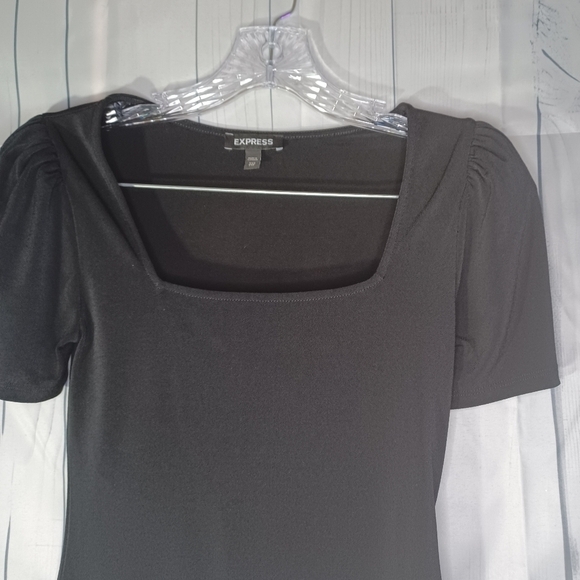 Express Square neck black shirt - Picture 6 of 8